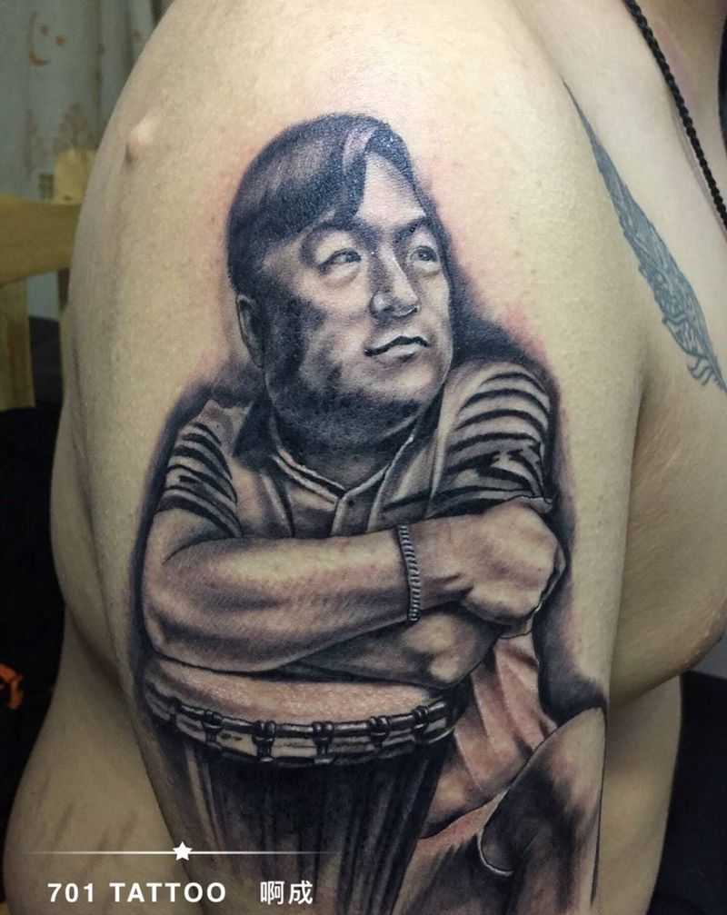 纹身者父亲纹身图片