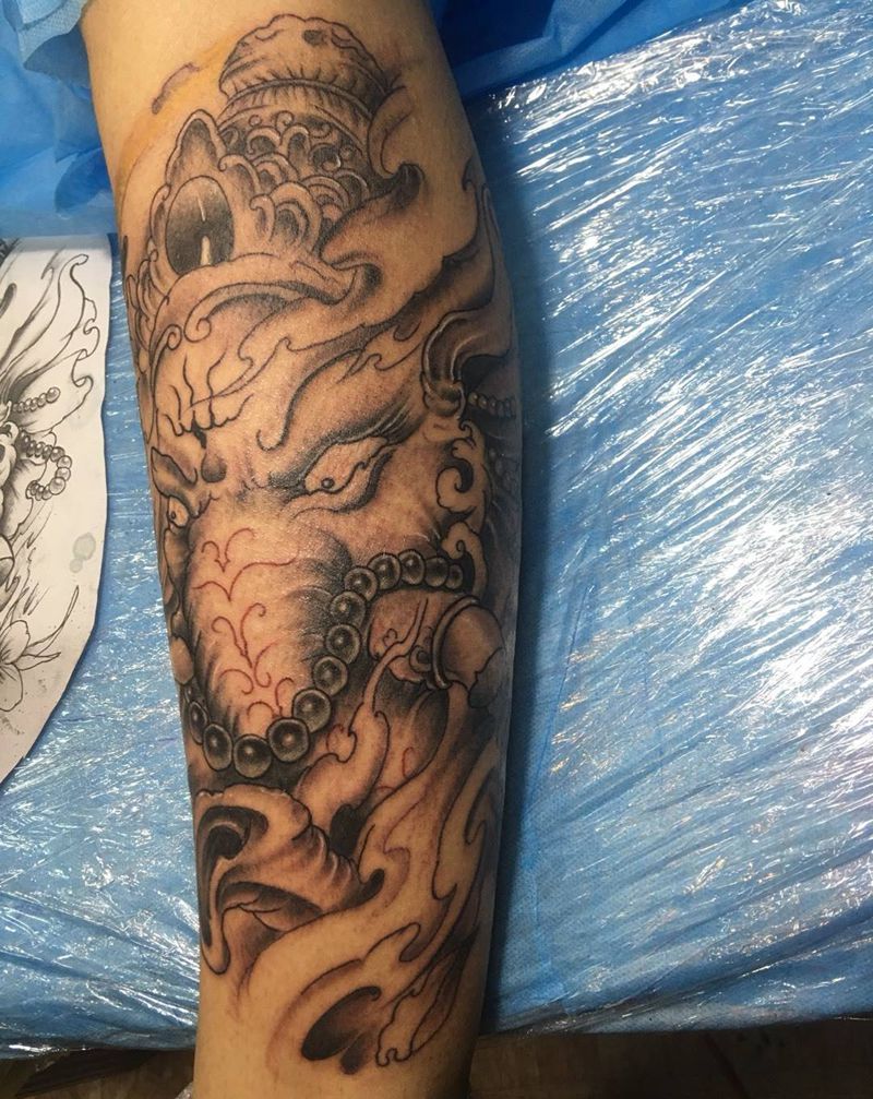 象神纹身图片