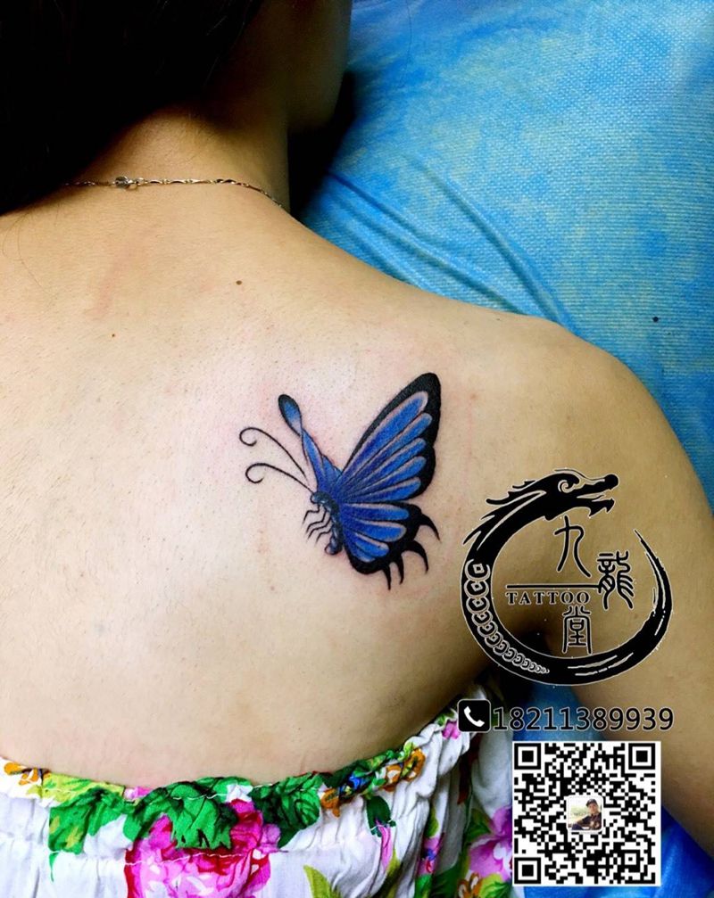 蝴蝶纹身图片