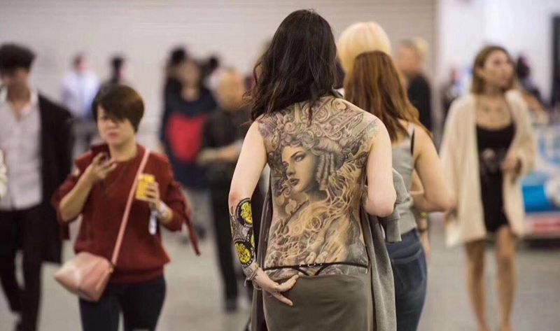 宁波展会纹身图片