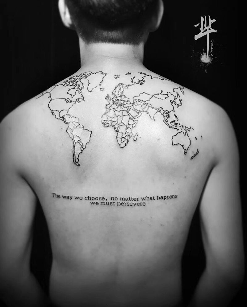 从你的全世界路过纹身图片