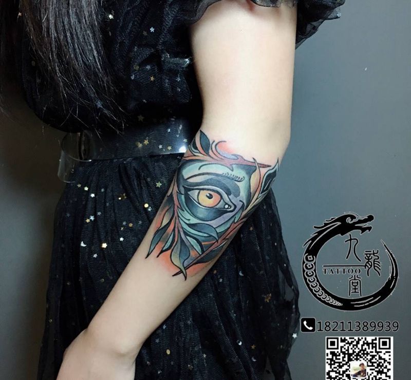 上帝之眼纹身图片