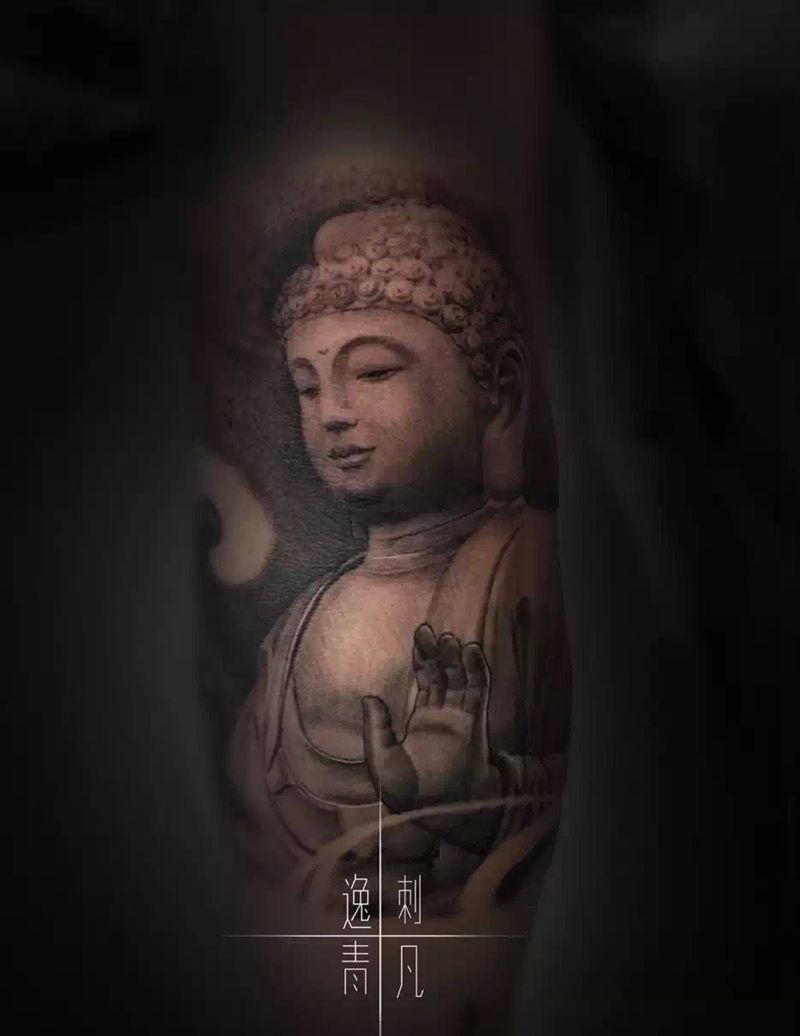佛纹身图片