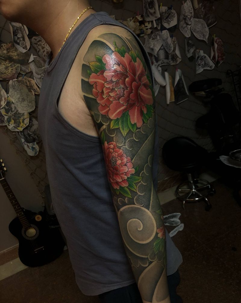 老传统纹身图片_手臂纹身图案