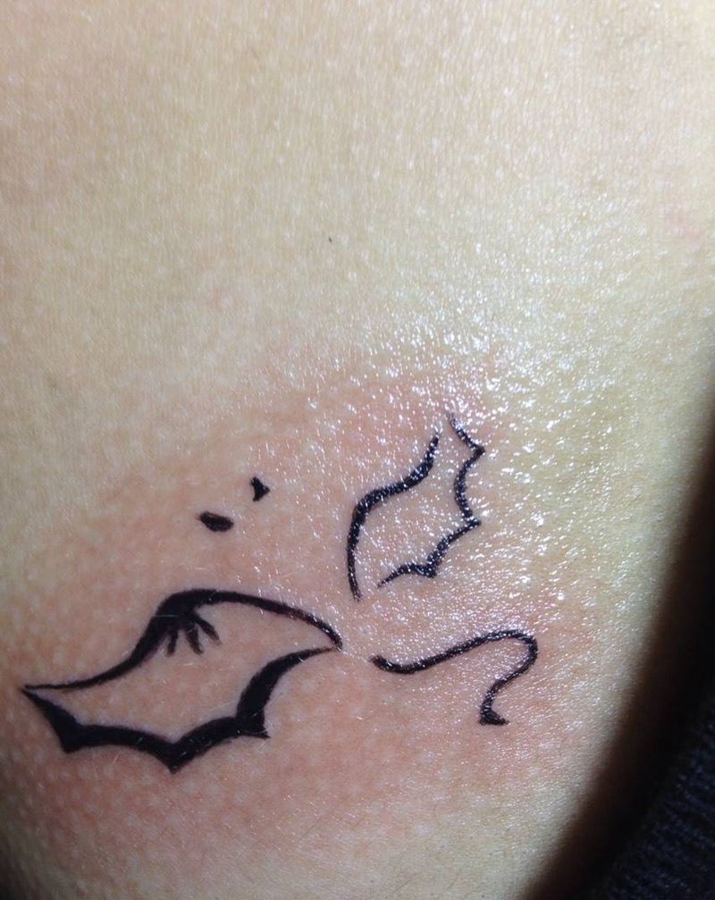 恶魔之翼纹身图片