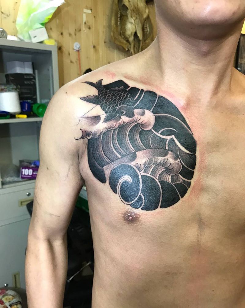 日式半甲 下次接手臂纹身图片