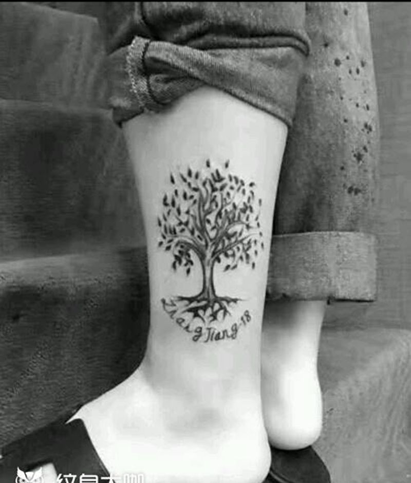 生命树。纹身图片