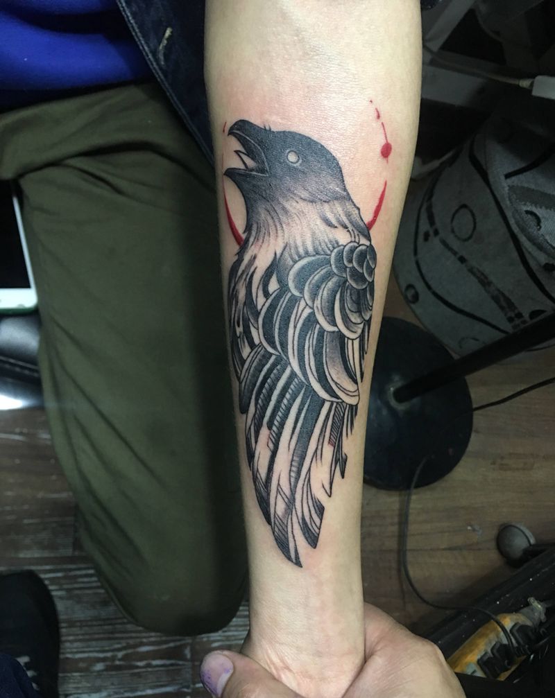 鸟纹身图片