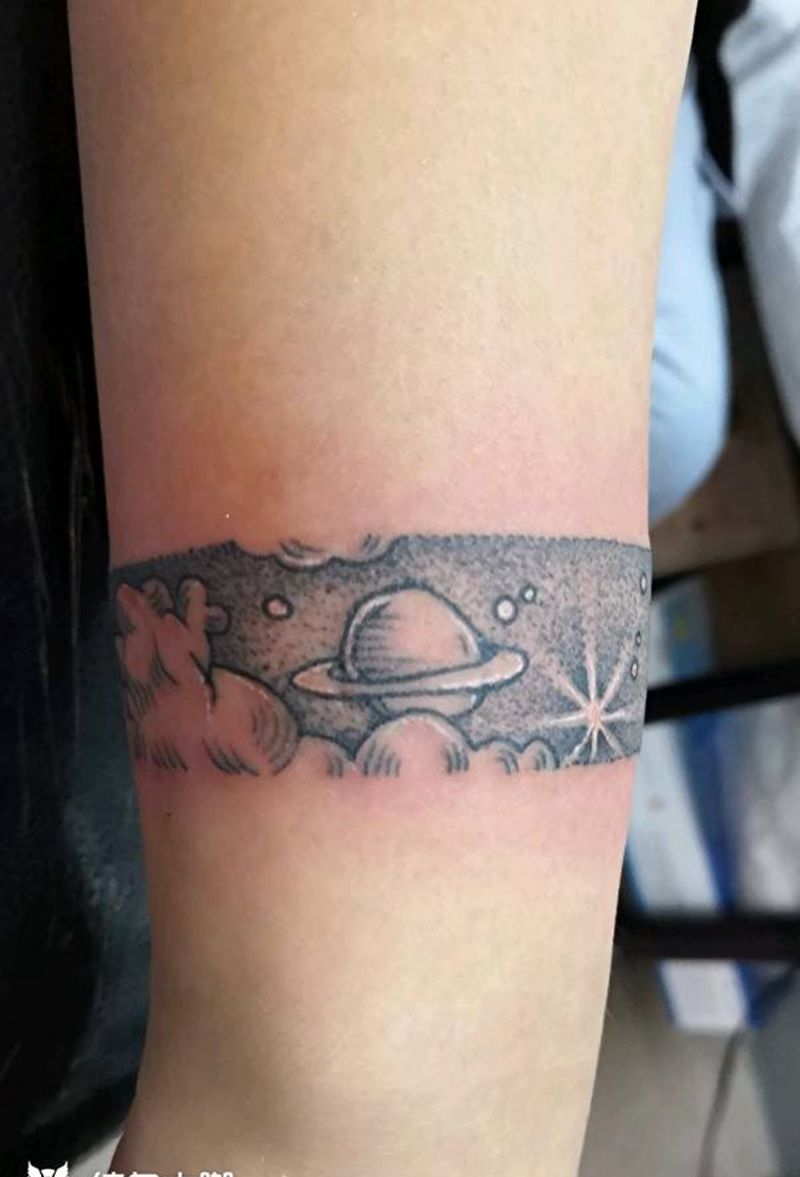 手环纹身图片_点刺纹身图案