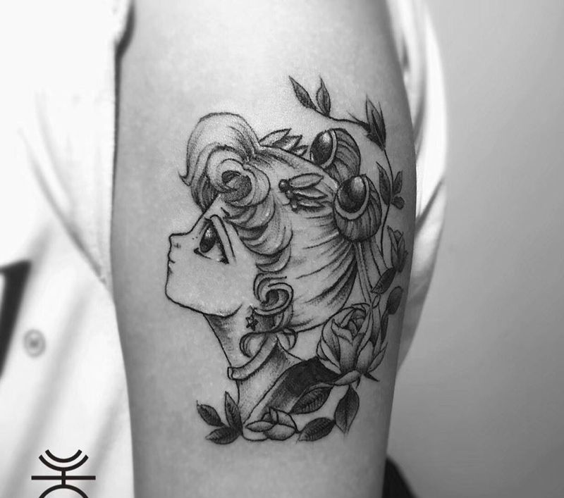 月野兔纹身图片