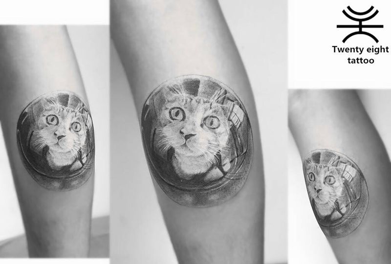 貓纹身图片
