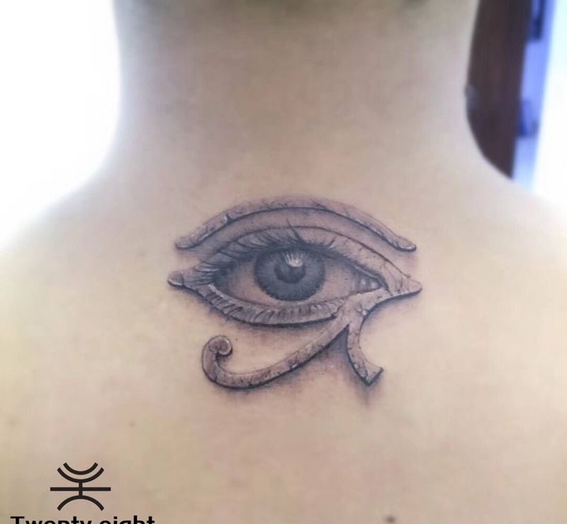 荷魯斯之眼纹身图片