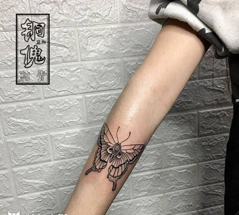 蝴蝶纹身图片