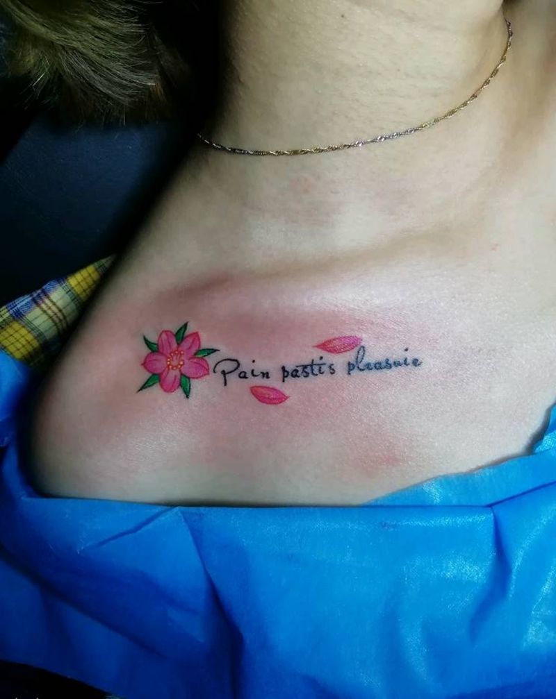 英文艺术字体，小清新纹身图片