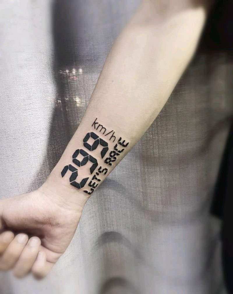 码表纹身图片_手臂图腾纹身图案