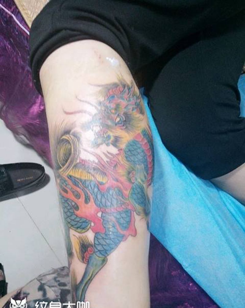 麒麟纹身图案纹身图片