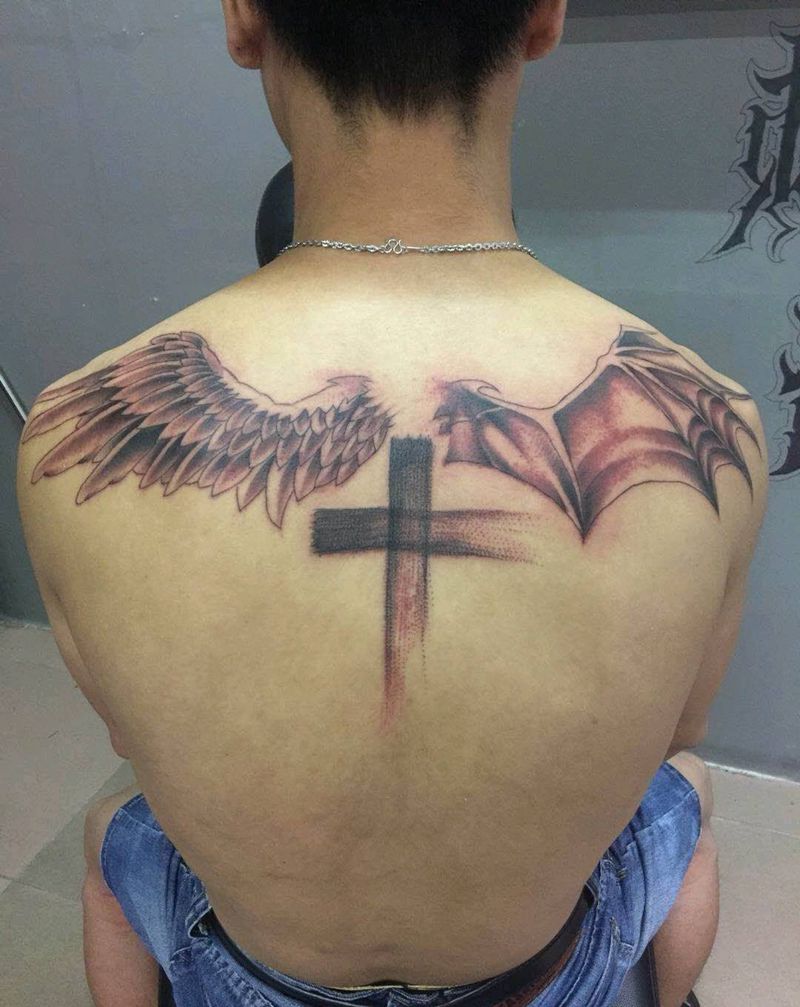 翅膀，纹身图片