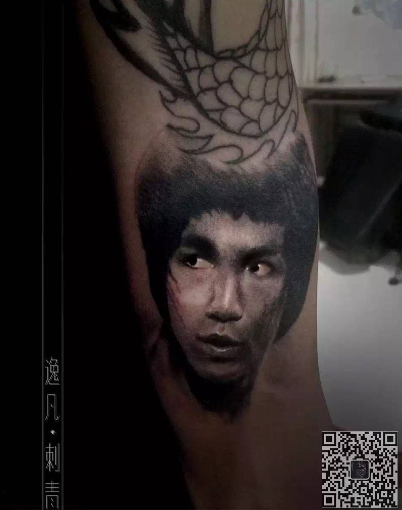 李小龙纹身图片