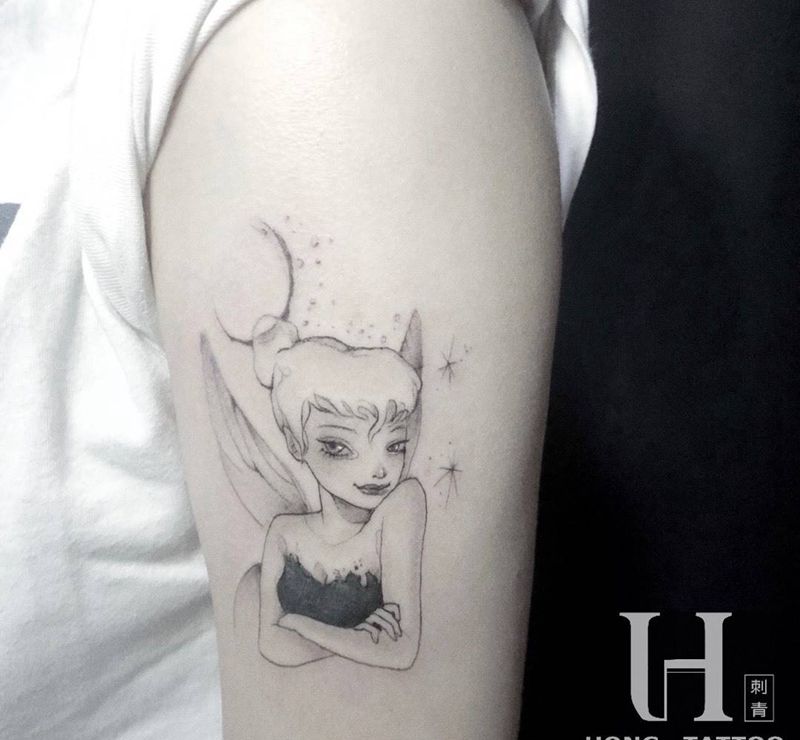 精灵纹身图片
