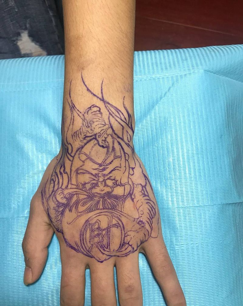 达摩蛋纹身图片