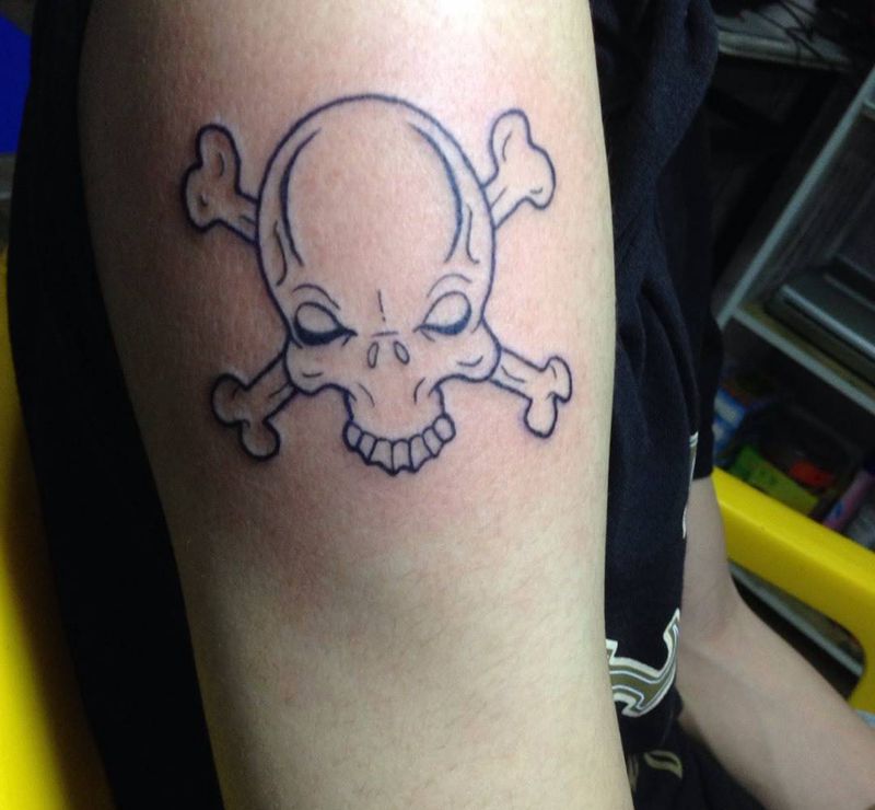 骷髅头纹身图片