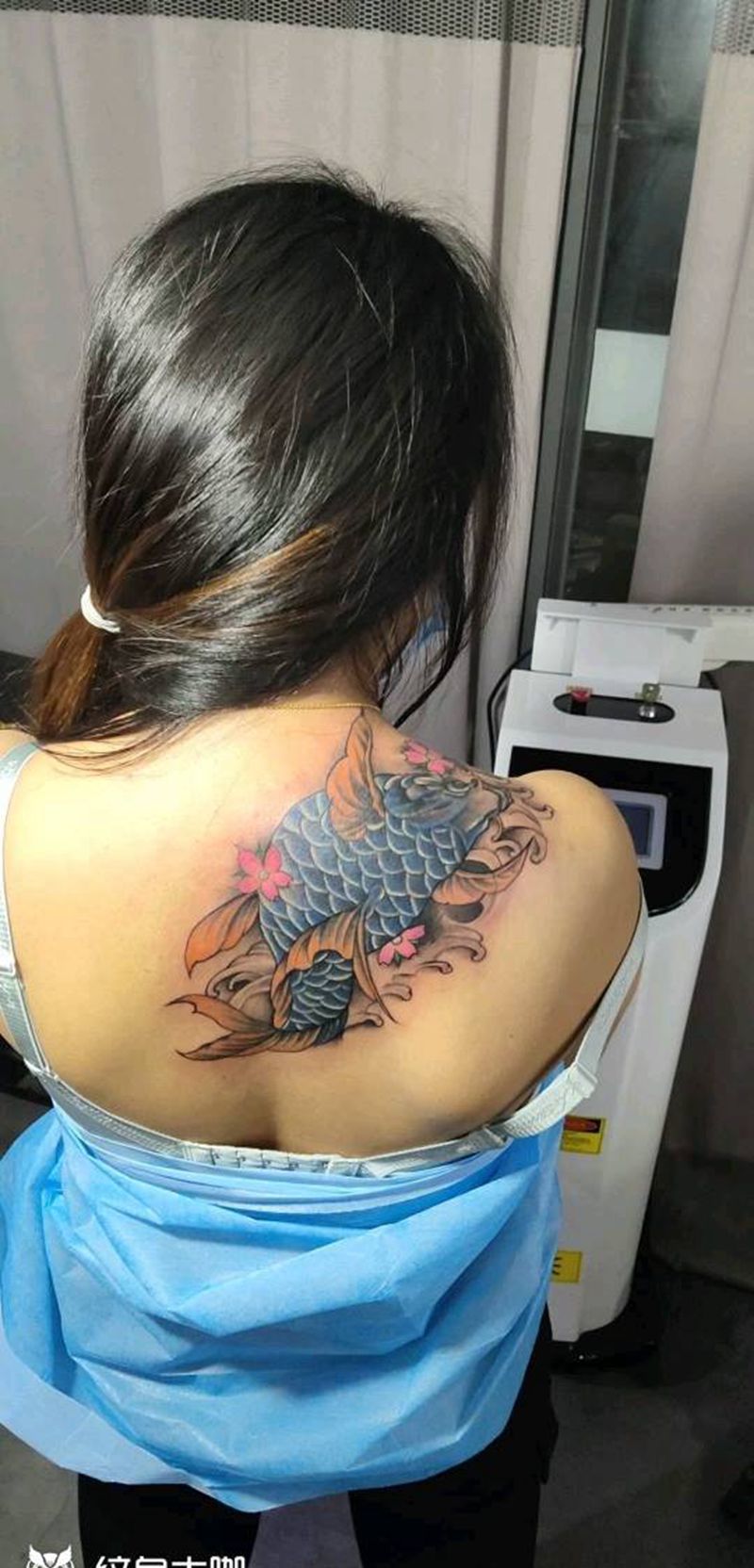 遮盖作品纹身图片_肩部新传统纹身图案