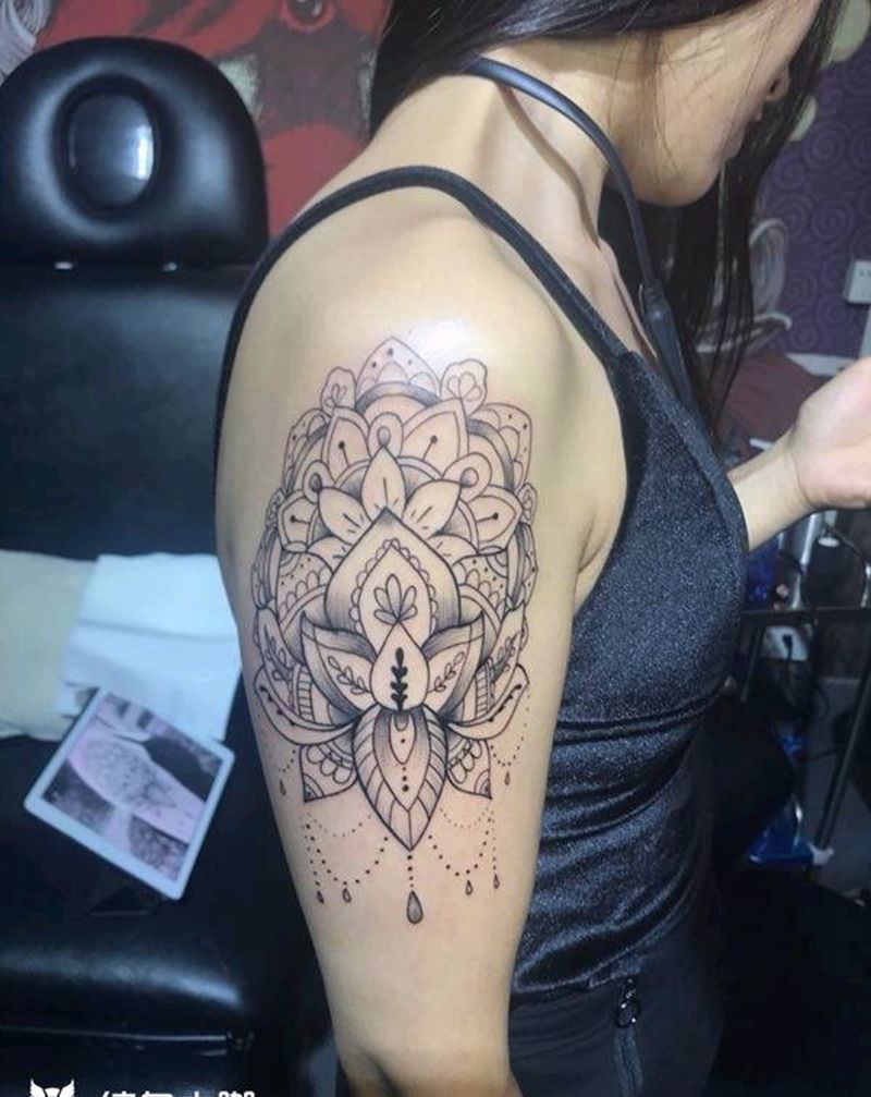 点刺纹身纹身图片_手臂点刺纹身图案