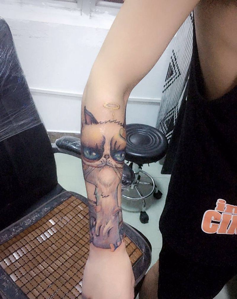 猫猫纹身图片
