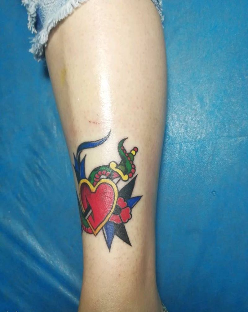 欧美风格小清新纹身图片