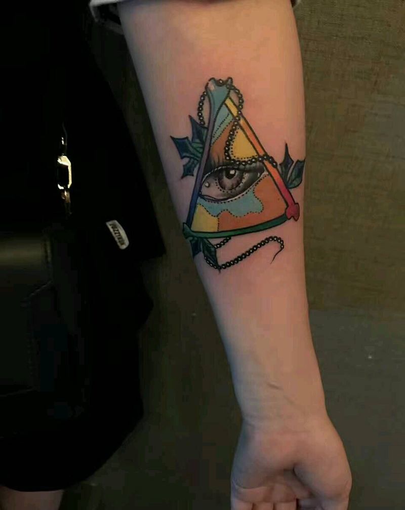 上帝之眼。纹身图片