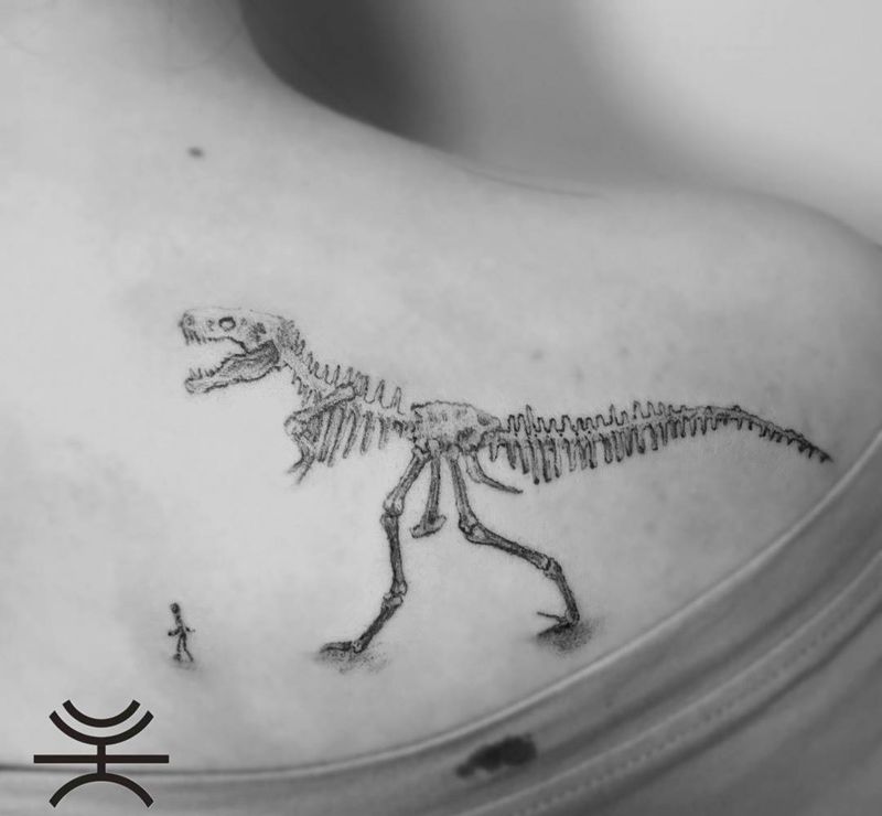 恐龍纹身图片