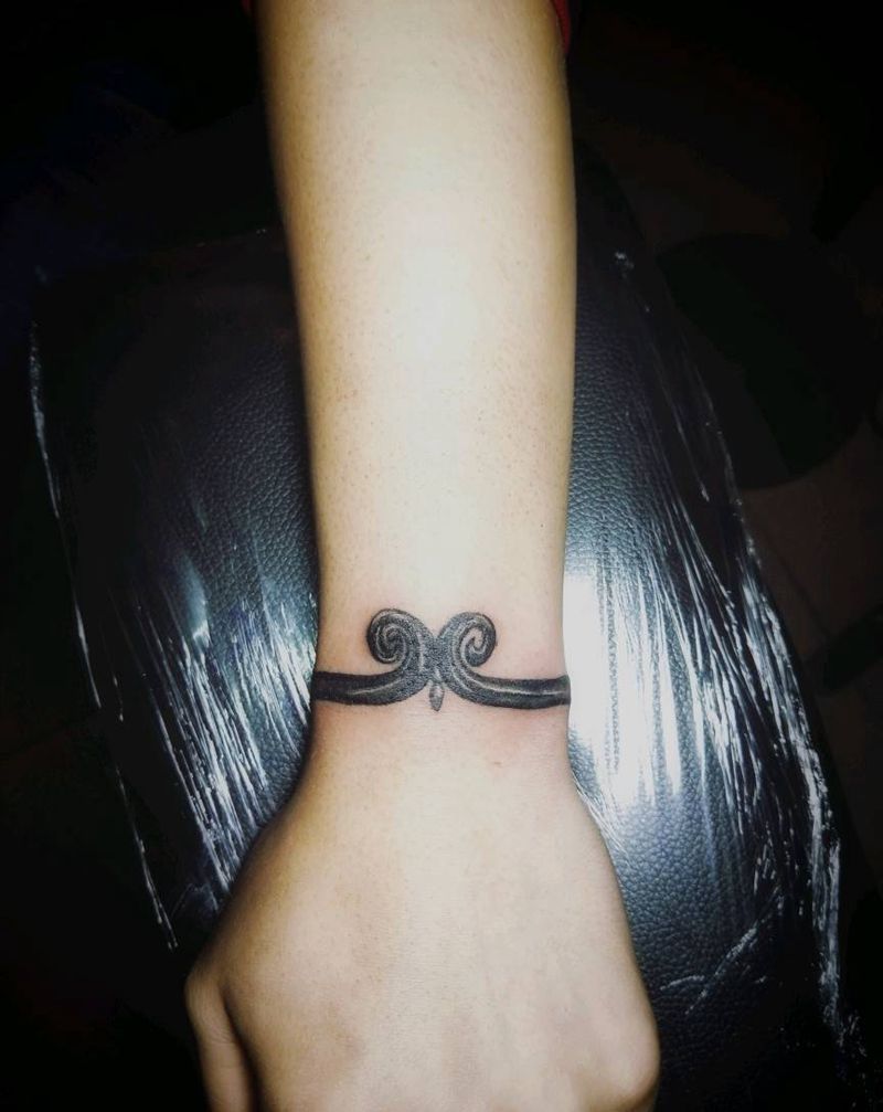 金箍手环。纹身图片