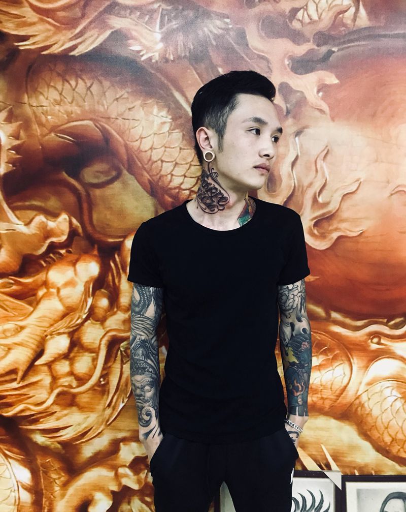 花体字纹身图片