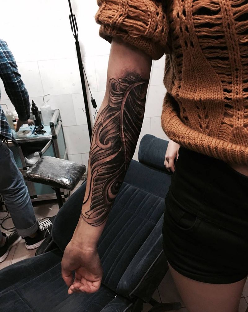 覆盖疤痕纹身图片