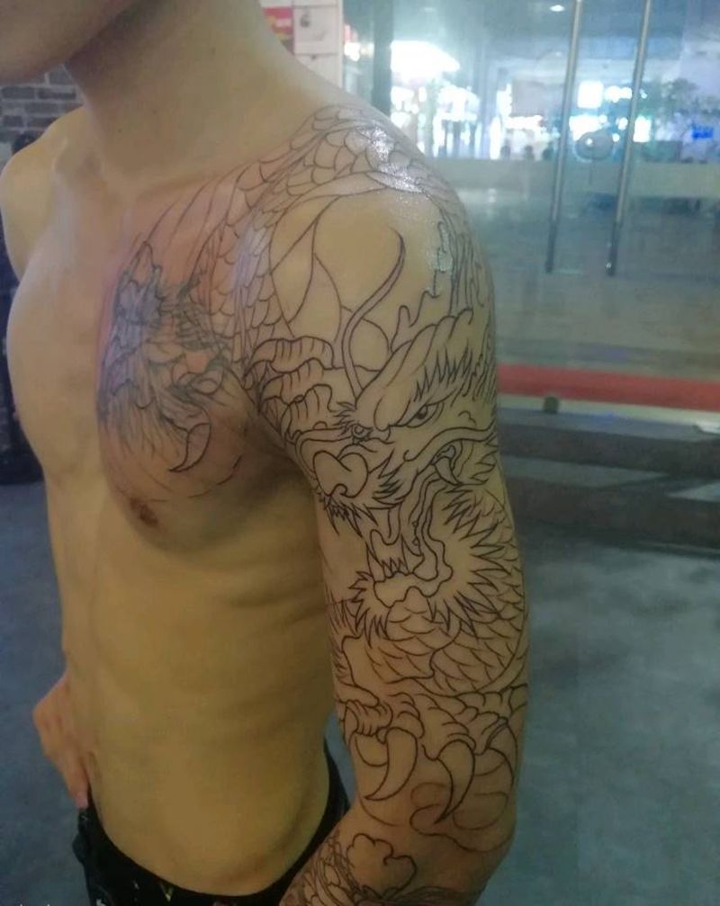 全胛纹身纹身图片