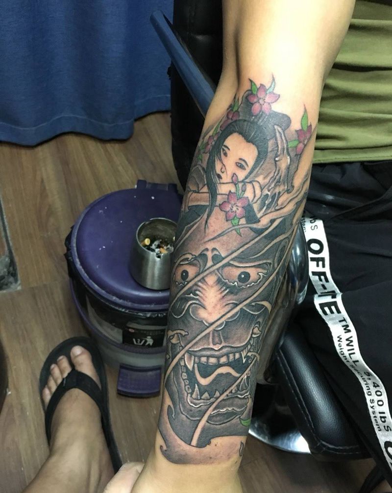 喜欢吗纹身图片