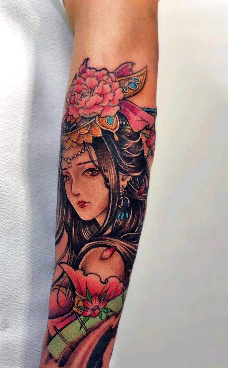 艺妓作品纹身图片