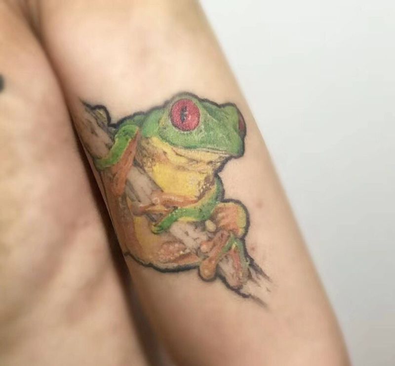 青蛙纹身图片
