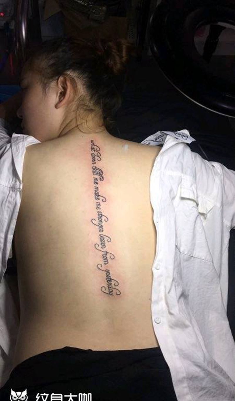 英文艺术字体纹身。纹身图片