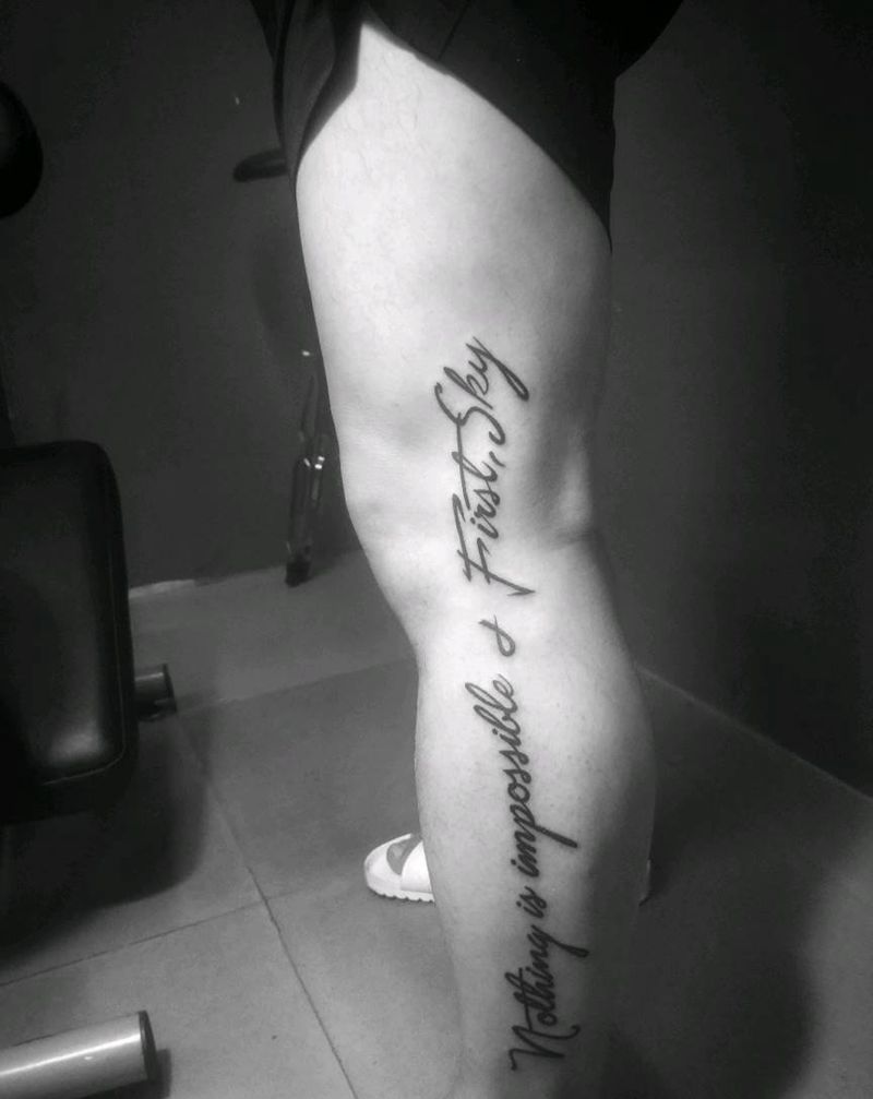 英文。纹身图片