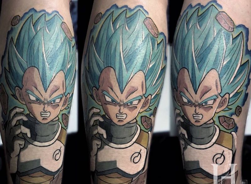 七龙珠 — 贝吉塔纹身图片