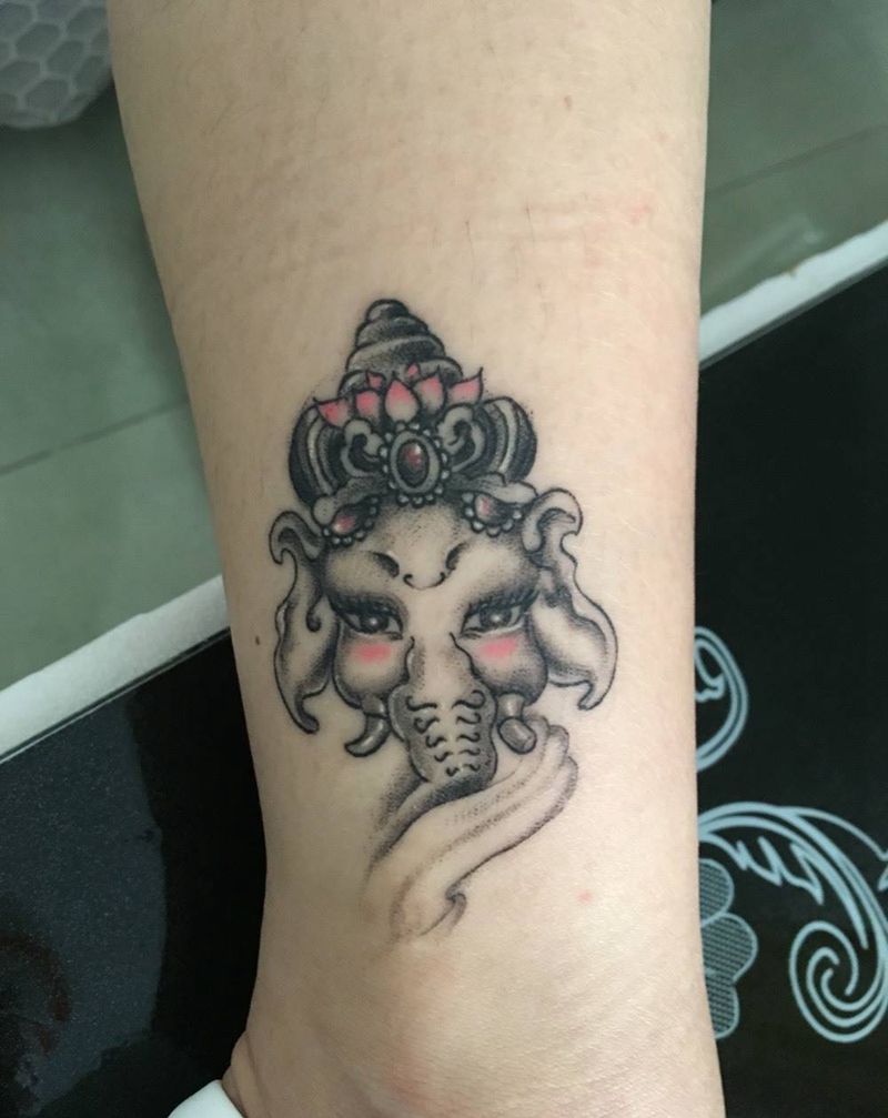 小象神恢复后纹身图片