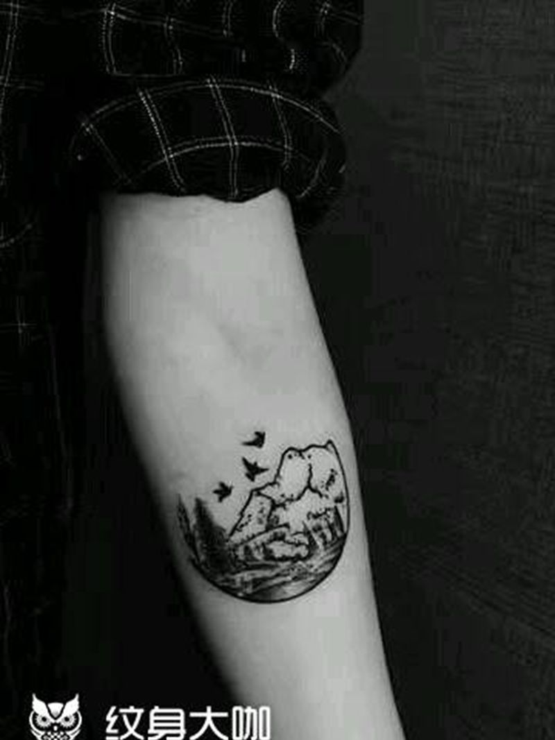 点刺小图。纹身图片