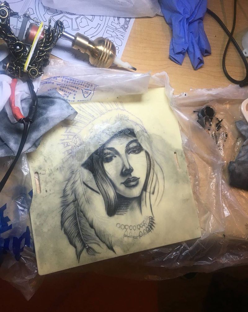 假皮习作纹身图片