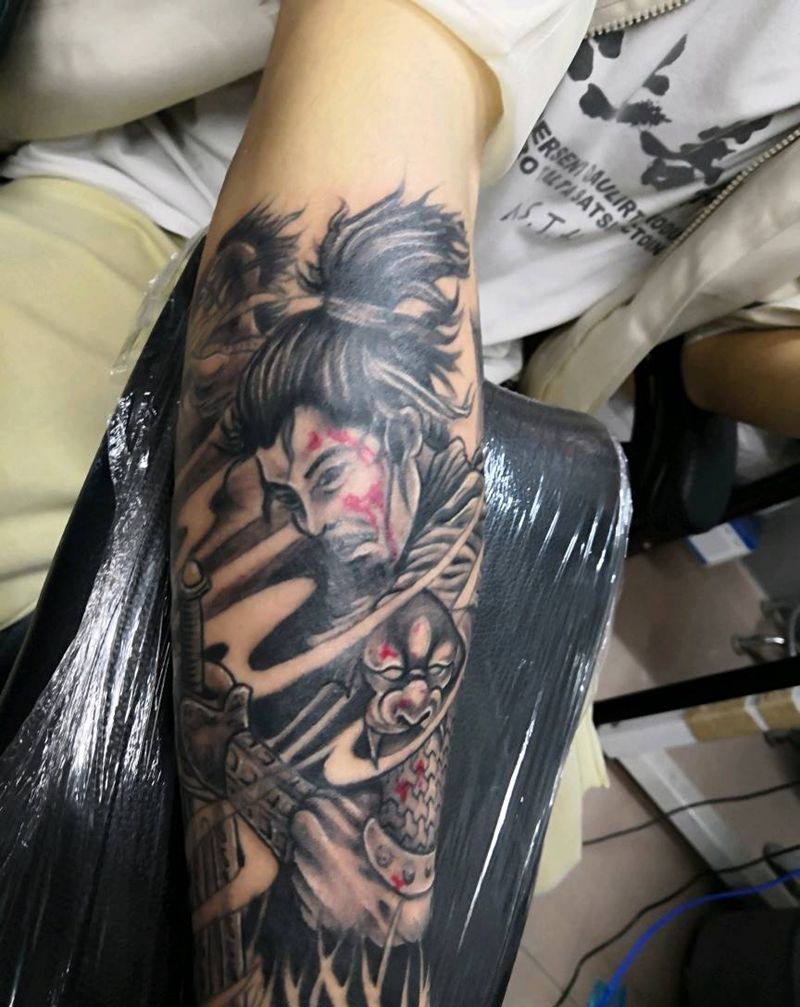 项羽。纹身图片