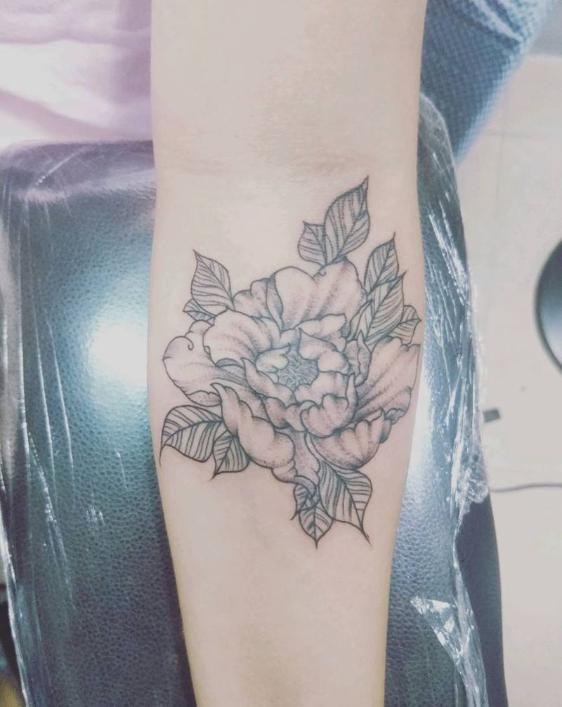 素花。纹身图片