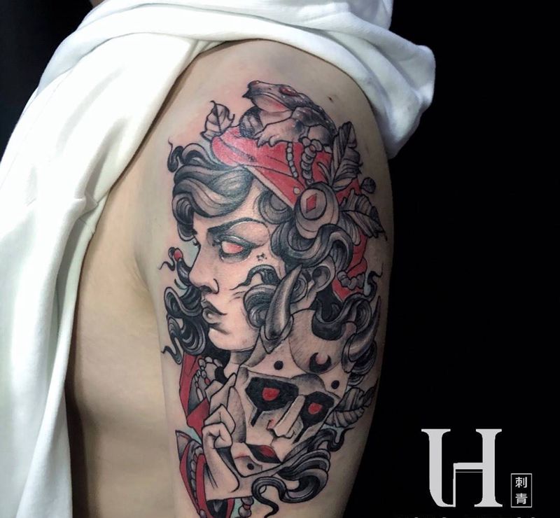 欧美风纹身图片