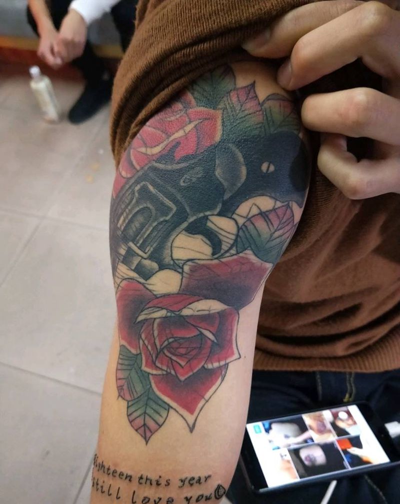 遮盖猴子线条恢复后。纹身图片