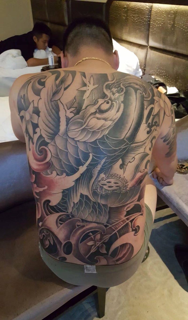 麻药效果纹身图片