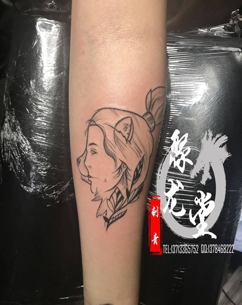 小青新纹身图片